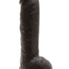 Bam Huge Realistic Cock 13 Inch Brown