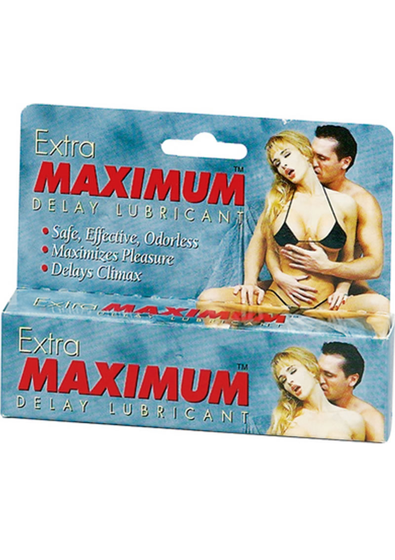 Extra Maximum Delay Lubricant Large 1.5 Ounce