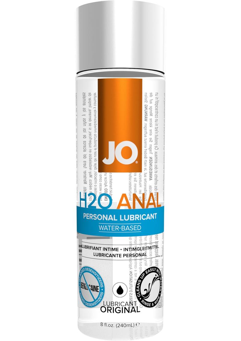 Jo H2O Anal Water Based Lubricant 8 Ounce
