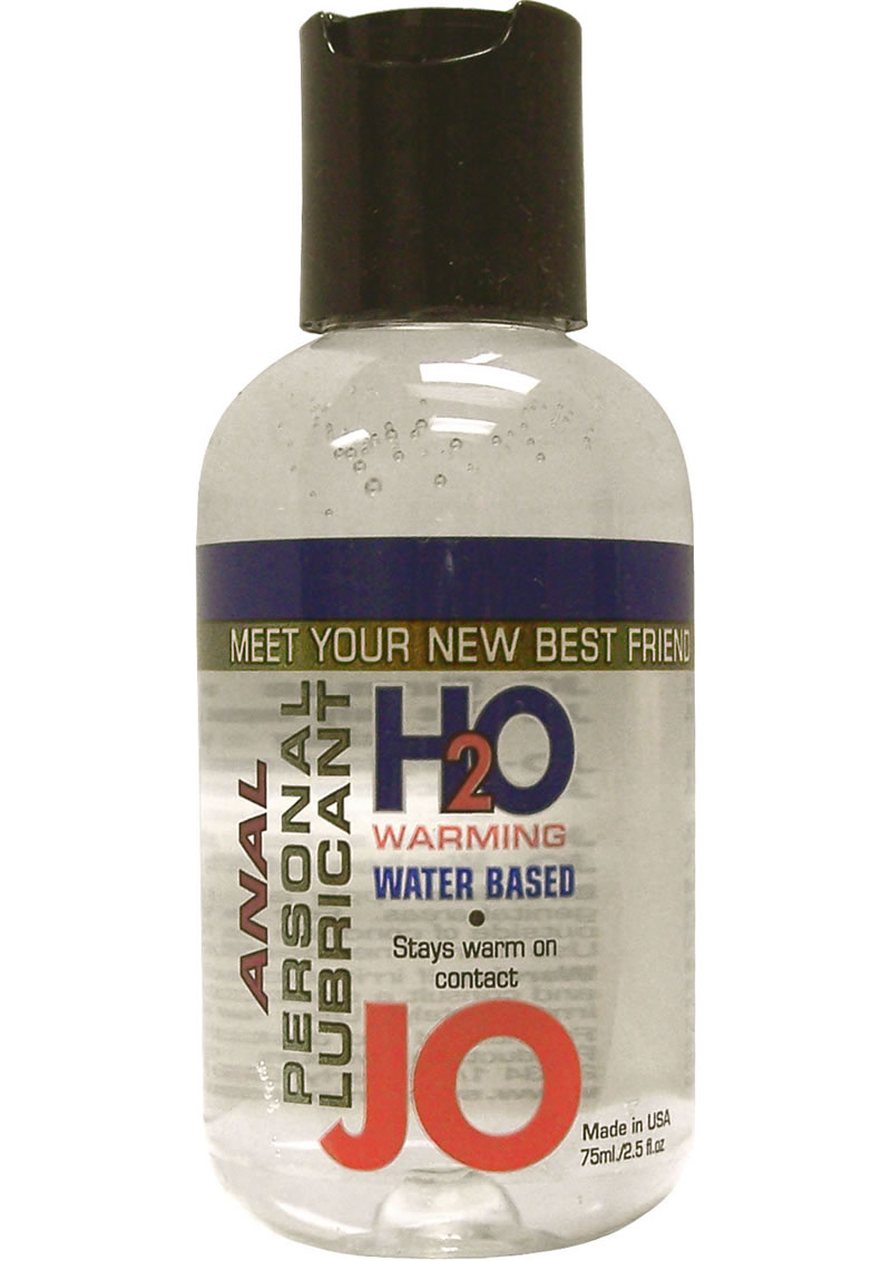 Jo H2O Warming Anal Water Based Lubricant 2.5 Ounce