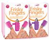 Frisky Fingers Silicone Finger Sleeve With Vibrating Bullet Purple