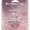 Purrrfect Pets Buzzy Butterfly Silicone Stimulator With Vibrating Bullet Purple