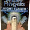 Frisky Fingers Night Teaser Silicone Finger Sleeve With Vibrating Bullet Glow In The Dark