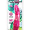 Crystal Caribbean Number 4 Jelly Realistic Vibrator Waterproof Pink 6.5 Inch