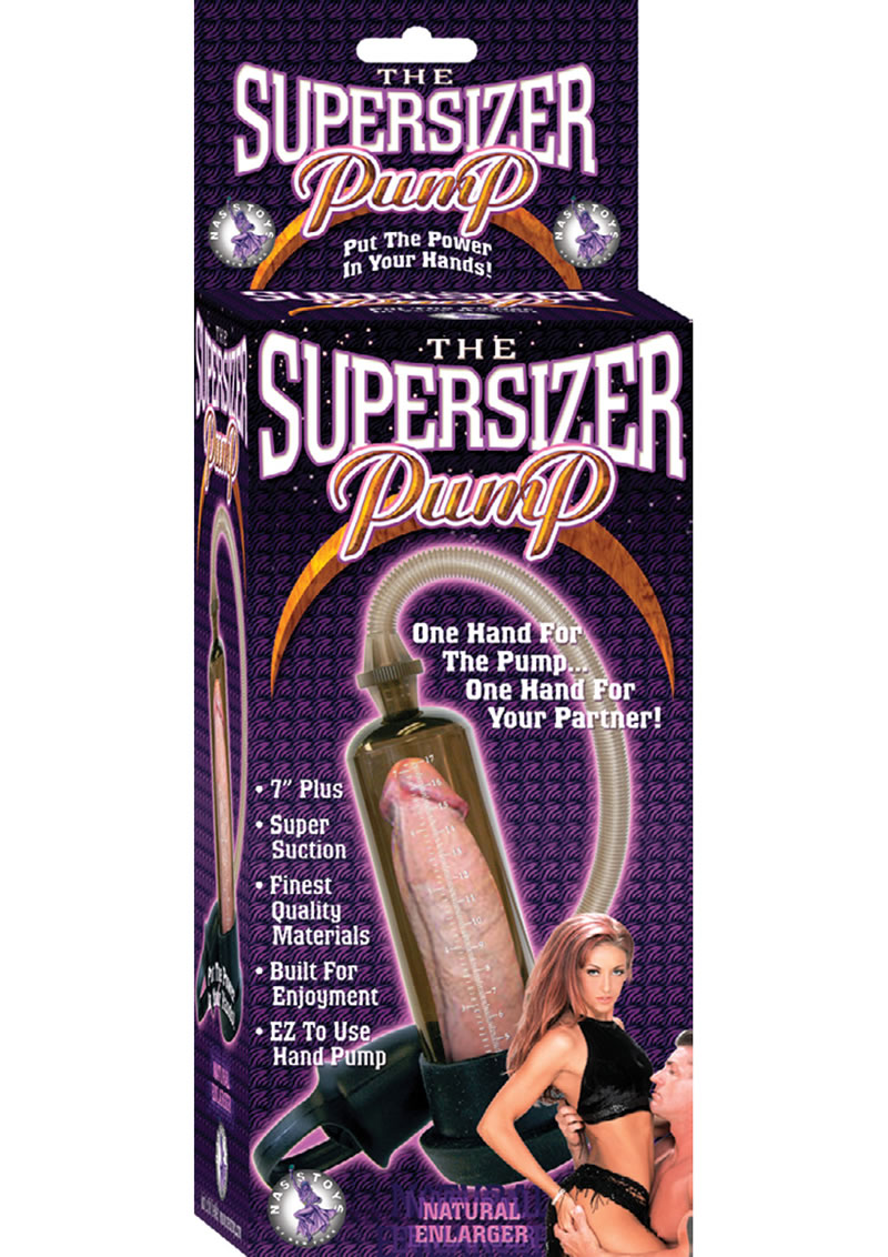 The Super Sizer Pump Penis Pump 7 Inch Clear
