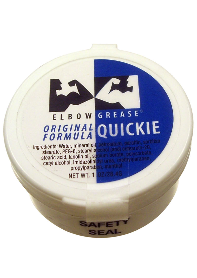 Elbow Grease Original Formula Quickie Cream Lubricant 1 Ounce