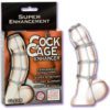 Cock Cage Enhancer 4.5 Inch Clear