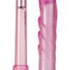 Basic Essentials Slim Softee Vibe With Removable G Sleeve Waterproof 5.5 Inch Pink