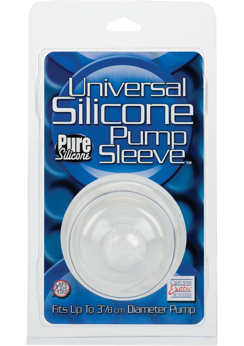UNIVERSAL SILICONE PUMP SLEEVE FIRS UP TO 3 INCH DIAMETER PUMP CLEAR