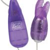 High Intensity Snow Bunny Stimulator With Removable Bunny Teaser Multispeed 3.75 Inch Pink