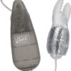 High Intensity Snow Bunny Stimulator With Removable Bunny Teaser Multispeed 3.75 Inch Clear