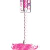 Horny Honey Feather Tickler With Vibrating Handle Pink