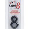 Crazy 8 Cock Ring Black