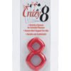 Crazy 8 Cock Ring Red