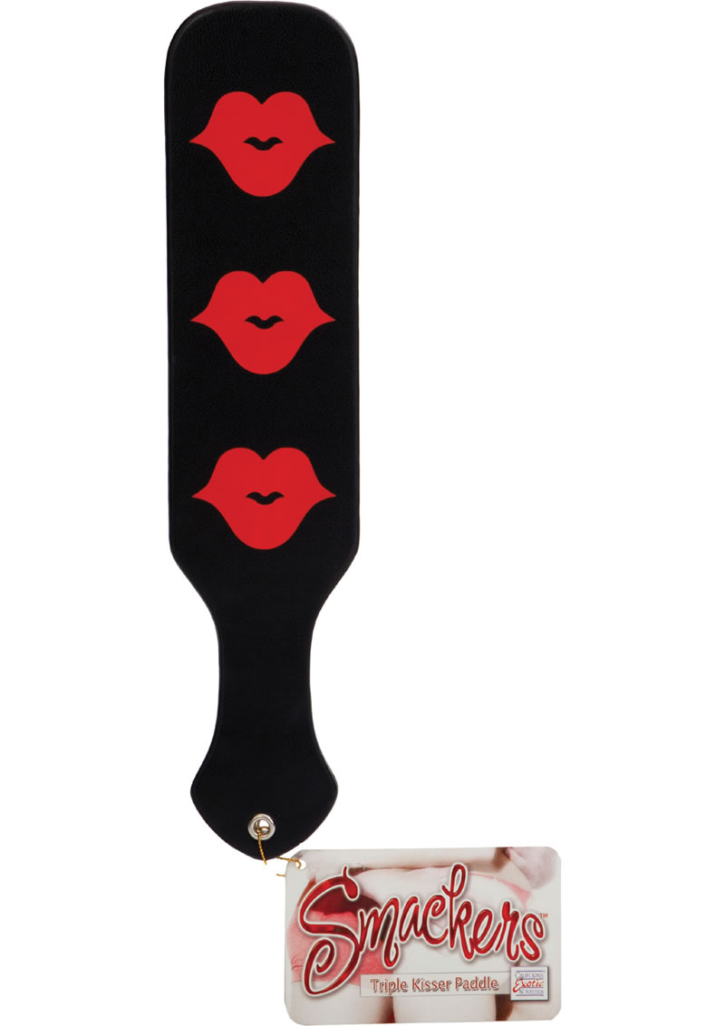Smackers Triple Kisser Paddle Black and Red