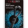 Silicone Stud Lasso Adjustable Cock Ring Black