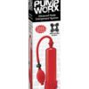 Pump Worx Beginners Power Pump With Cockring Red