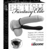 Fetish Fantasy Elite Double Trouble Silicone Male Strap On Dildo Waterproof 6 Inch Black