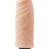 Real Feel Lifelike Toyz Number 4 Realistic Vibrator Waterproof Flesh 6 Inch