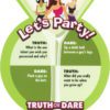 Lets Party Truth Or Dare Party Coasters Party Game
