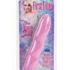 First Time Mini Power Swirl Vibrator Waterproof 4.5 Inch Pink