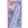 First Time Mini Power Swirl Vibrator Waterproof 4.5 Inch Purple