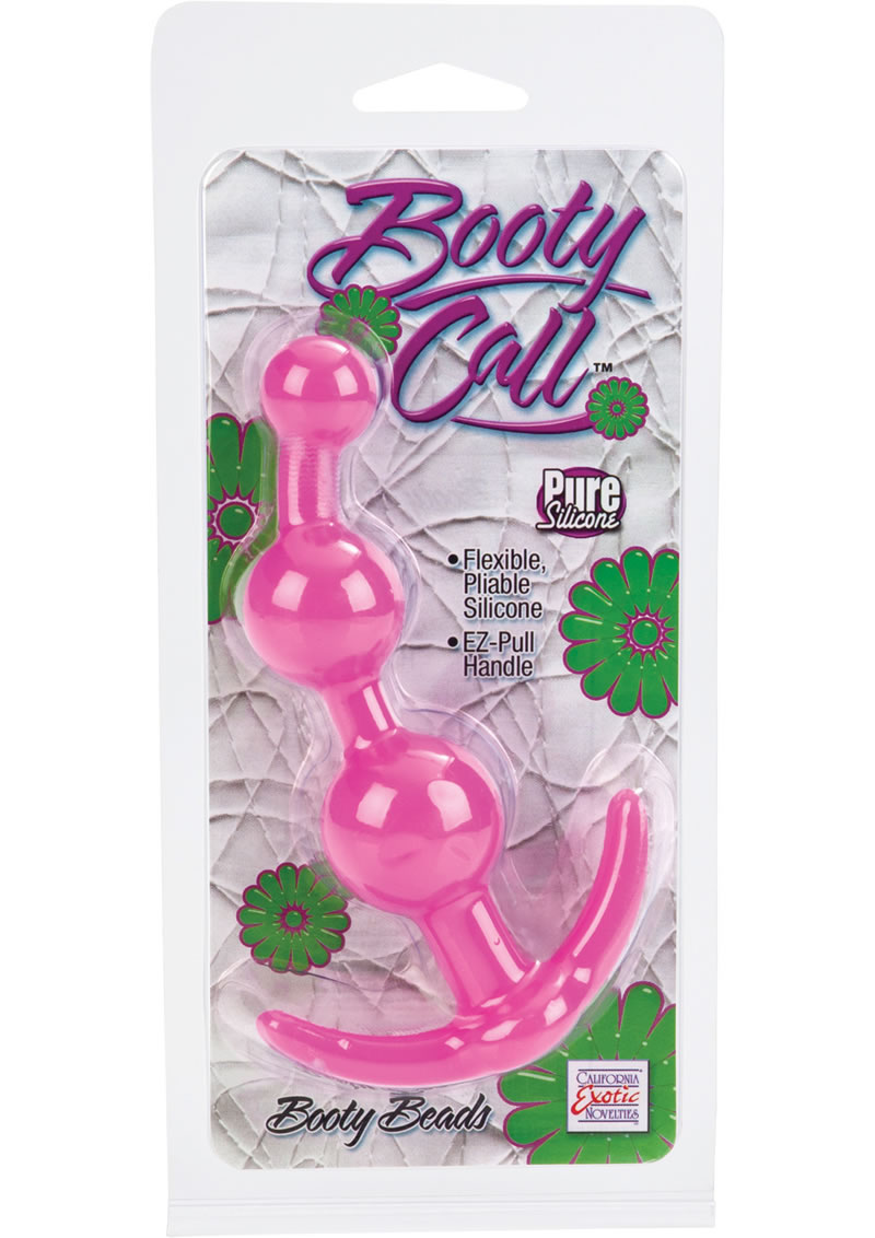 Booty Call Booty Beads Silicone Anal Beads Pink