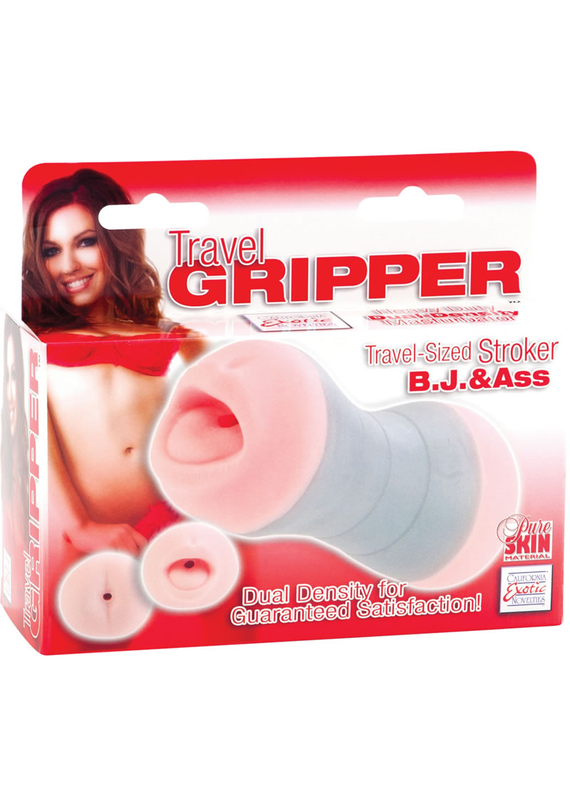 Travel Gripper BJ And Ass Masturbator Pink