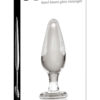 Icicles No 26 Glass Anal Plug Clear 4.63 Inch