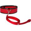 Sex And Mischief Leash and Collar Red