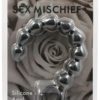 Sex And Mischief Silicone Anal Beads Black 9 Inches