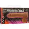 The Original Realistic Cock UR3 Dildo 8 Inch Brown