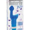 Platinum Edition Butterfly Kiss Vibrator Waterproof Blue