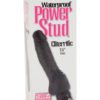 Power Stud Cliterrific Vibrator Waterproof Black 6.75 Inch