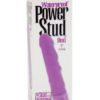 Power Stud Rod Vibrator Waterproof Purple 7 Inch