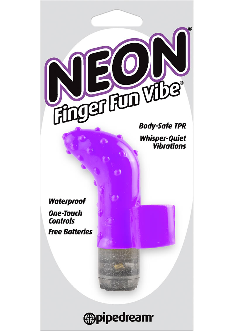 Neon Finger Fun Vibe Waterproof Purple