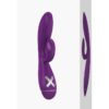 Ovo K1 Silicone Rabbit Waterproof Violet And Chrome