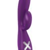 Ovo K1 Silicone Rabbit Waterproof Violet And Chrome