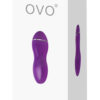 Ovo W1 Silicone Bullet Waterproof Violet And Chrome