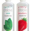 Oralove Delicious Duo Lickable Strawberry And Mint Lubes 1 Ounce 2 Each Per Set