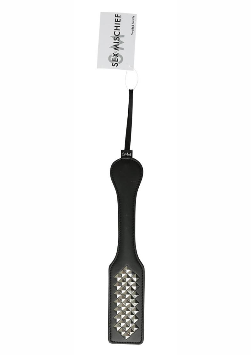 Sex And Mischief Studded Paddle Black