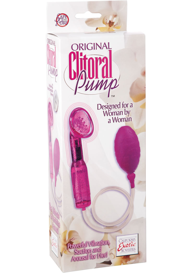 Original Clitoral Vibrating Pump Pink