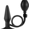 Colt Medium Pumper Plug Silicone Inflatable Butt Plug Black