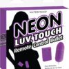 Neon Luv Touch Romote Control Bullet Waterproof Purple