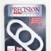 Precision Pump Erection Enhancer Silicone Cock Ring Clear