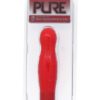 Pure Carress Multi Speed Silicone Vibe Waterproof Coral 4.25 Inch