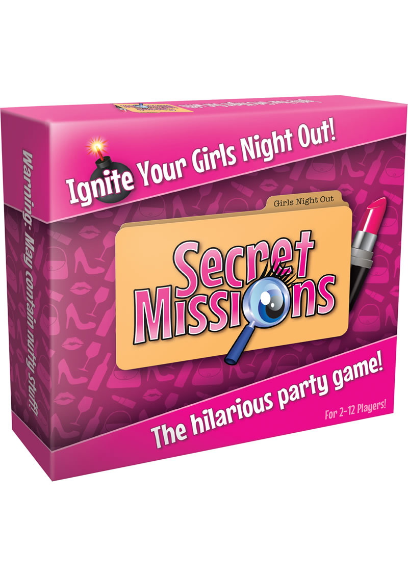 Secret Missions Girls Night Out Party Game