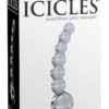 Icicles No 66 Beaded Anal Probe Clear 4.75 Inch