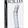 Icicles No 60 G-Spot And P-Spot Glass Probe Clear 6 Inch