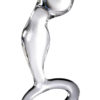 Icicles No 46 Glass Anal P-Spot Plug Clear 3.5 Inch